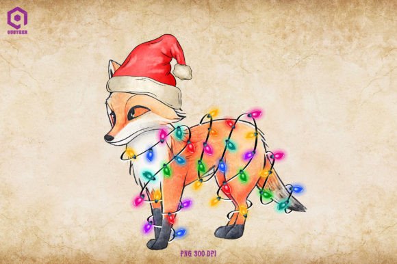 A Designer’s Take: Fox Christmas Tree Lights Graphics