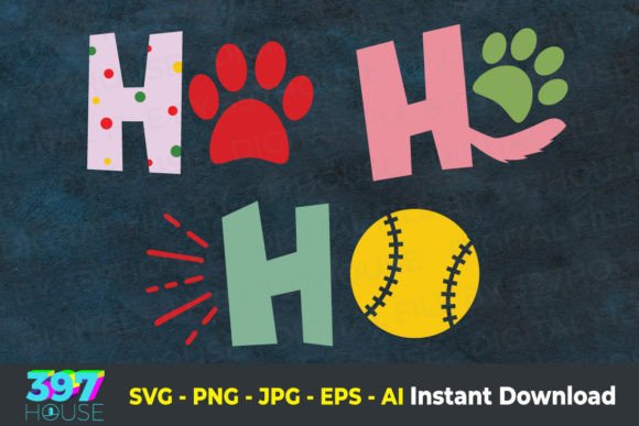 A Festive Christmas Dog Graphic for Product Creation