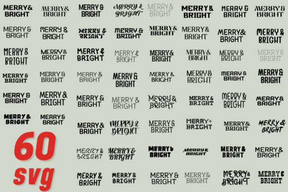 A Real Crafter's Review: Merry Bright Christmas Font Styles for Graphics & Illustrations