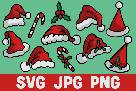 A Santa Hat Graphics Review: Design Asset for Marketing