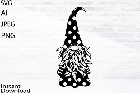 A Scandinavian Gnome Graphic for Editorial & Content Use