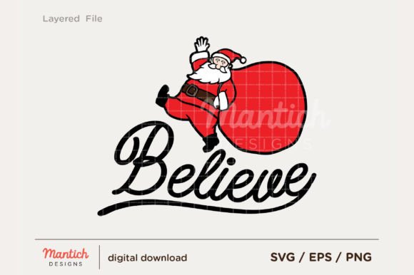 Cute Santa Retro SVG: Graphics for Joyful Holiday Illustrations