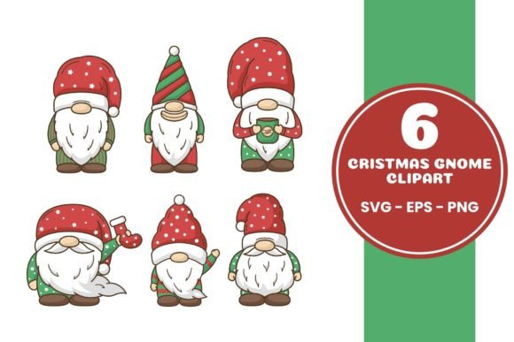 Real-World Embroidery Review: Cute Christmas Gnome Clipart Bundle