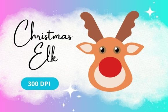 The Christmas Elk as a Core Graphic for Seasonal Branding