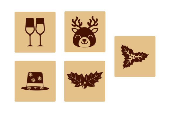 Vintage Holiday Graphics for Homemade Charm